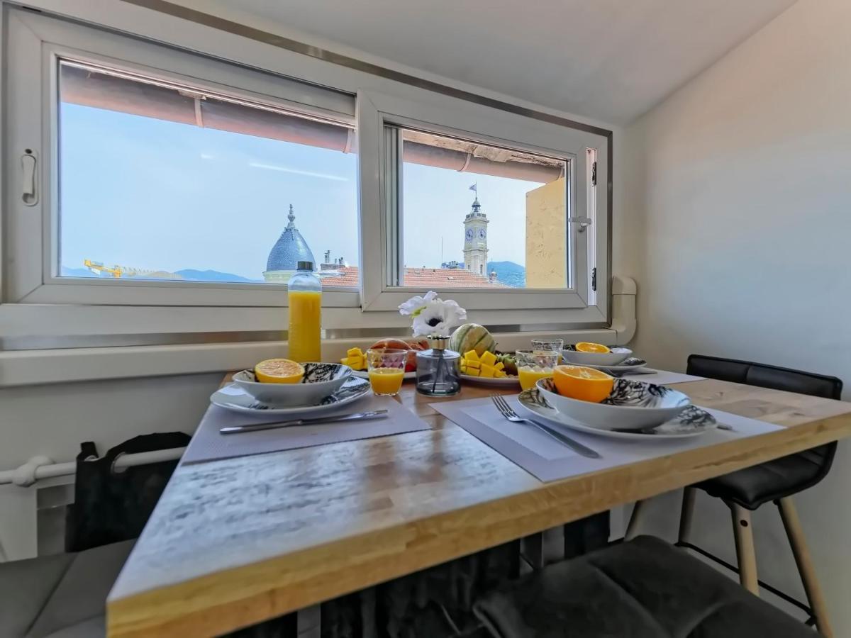 Appartement Cosy Avec Vue Panoramique ! Nice Luaran gambar